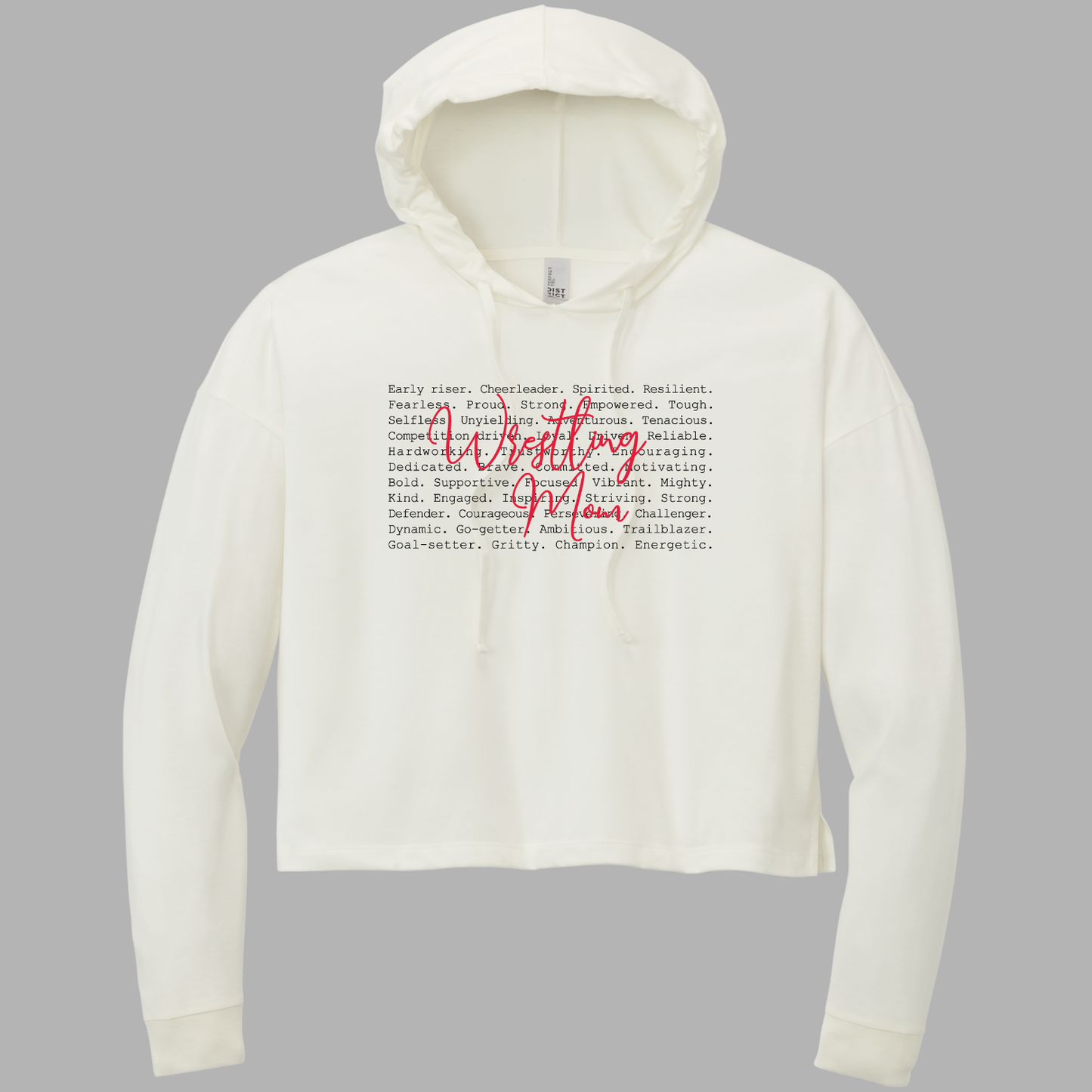 JYAA: Johnstown Wrestling Mom Women's Triblend Long Sleeve Hooded T-Shirt