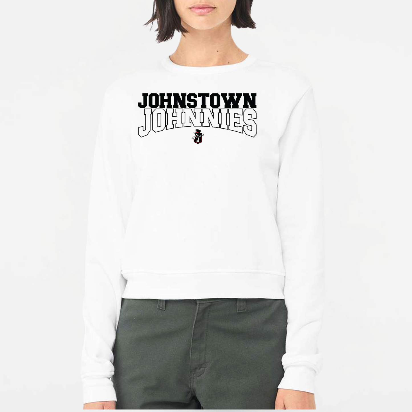JYAA: Johnstown Johnnies Women's Sponge Fleece Sponge Fleece Sweatshirt