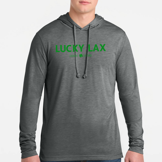 LuckyLax: Hooded Triblend Tech T-Shirt