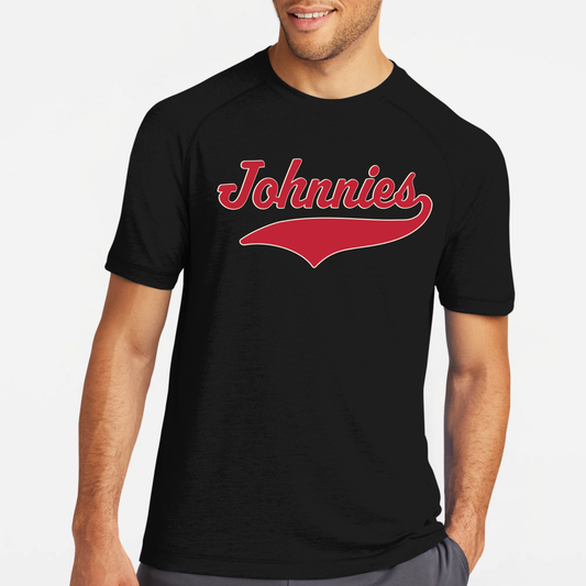 JTB: Old English J Raglan Triblend Tech T-Shirt
