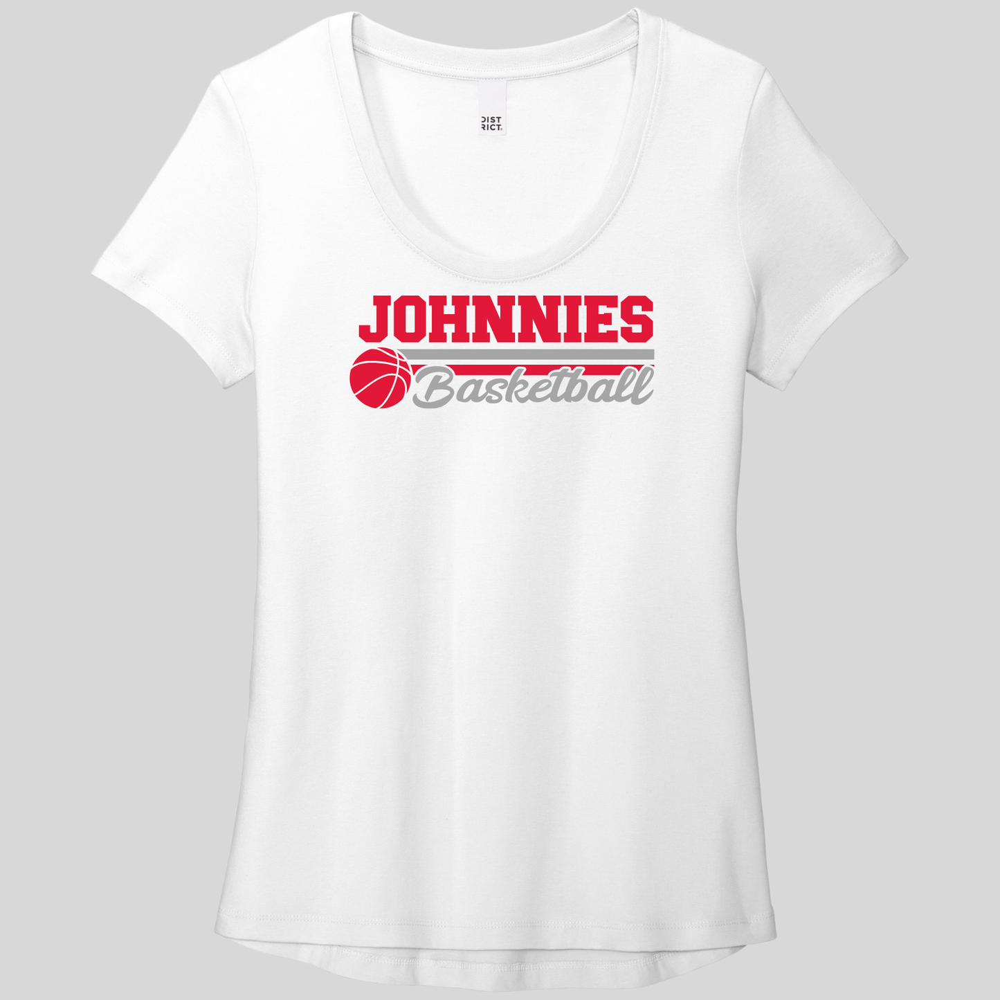 JYAA: Johnstown Basketball Women's Flex Scoop Neck T-Shirt