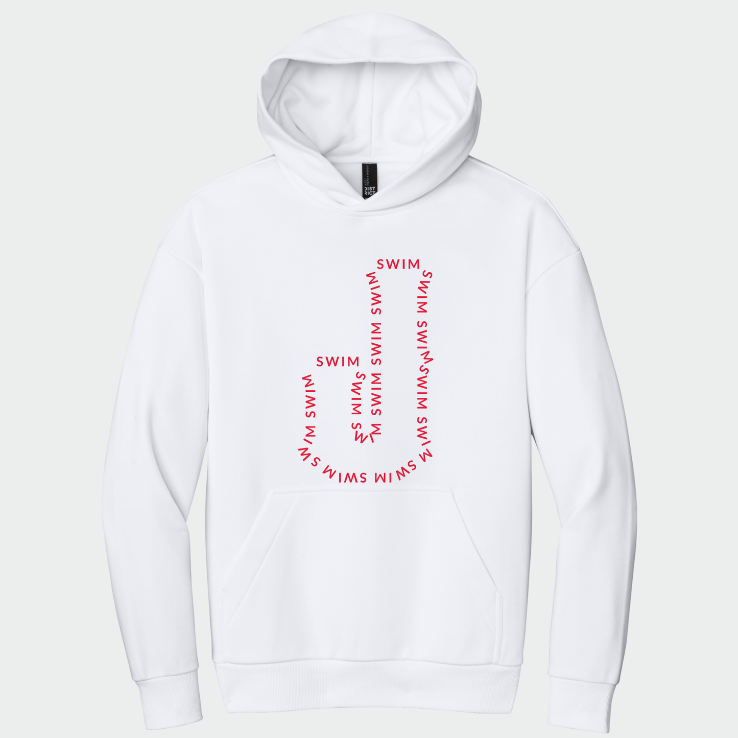JS: Johnstown Swim Outline Heavyweight Hooded Sweatshirt