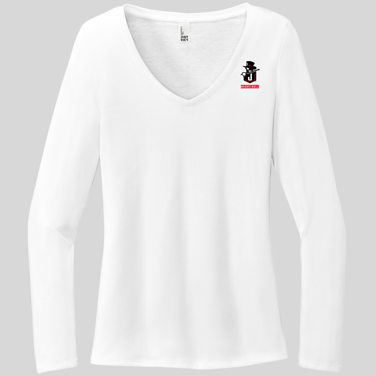 JYAA: Johnstown Basketball Women's Triblend V-Neck Long Sleeve T-Shirt