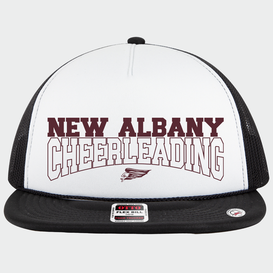NAYCHEER: New Albany Cheerleading Flex-Bill Trucker Hat
