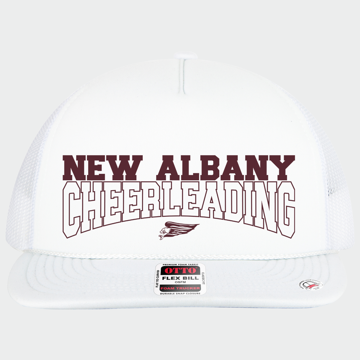 NAYCHEER: New Albany Cheerleading Flex-Bill Trucker Hat