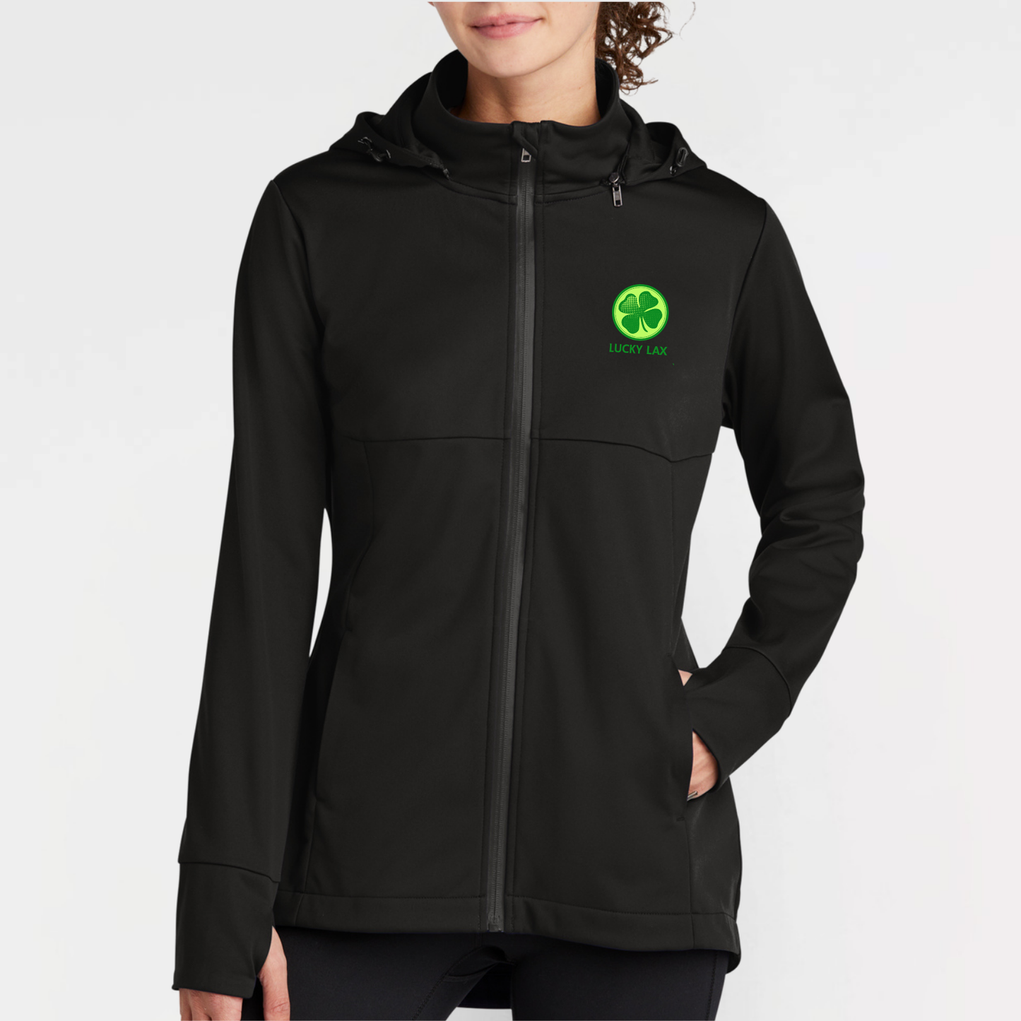 LuckyLax: Women's Hooded Soft Shell Jacket