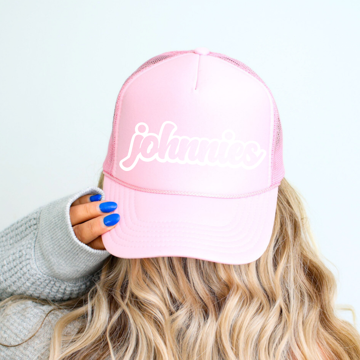 JYAA: Johnnies Chunky Script Trucker Hat