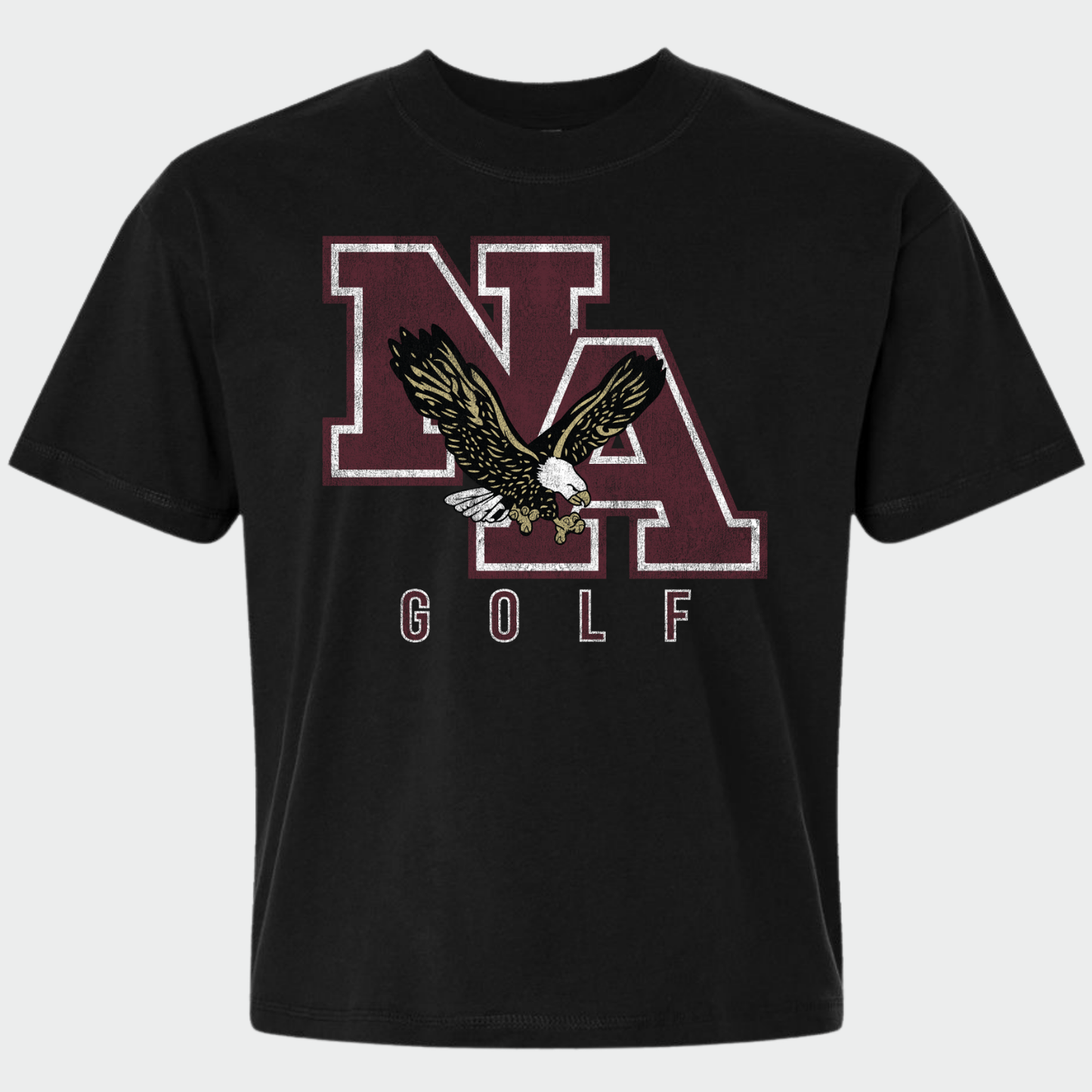 NAGOLF: *Distressed* Relaxed Crew T-Shirt