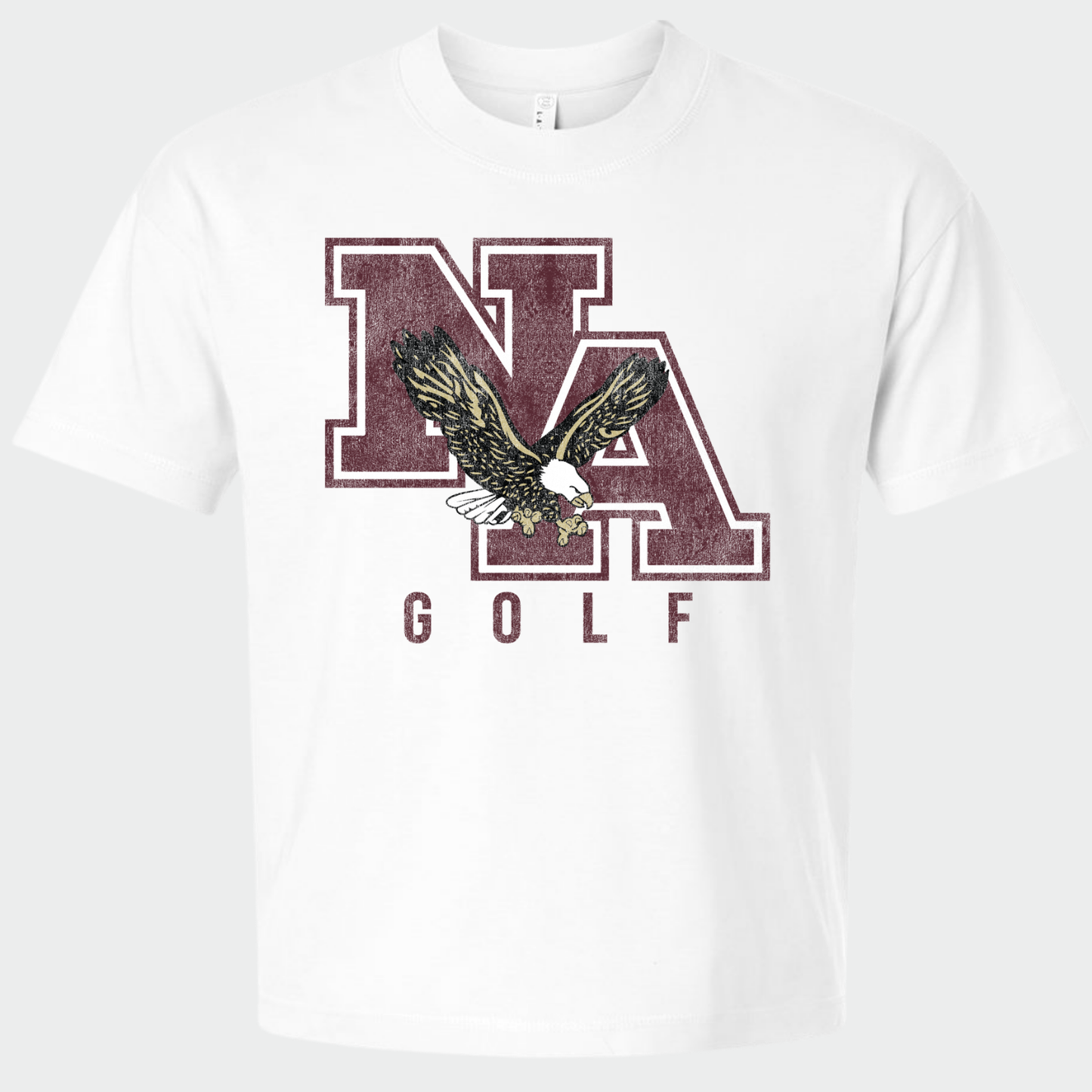 NAGOLF: *Distressed* Relaxed Crew T-Shirt