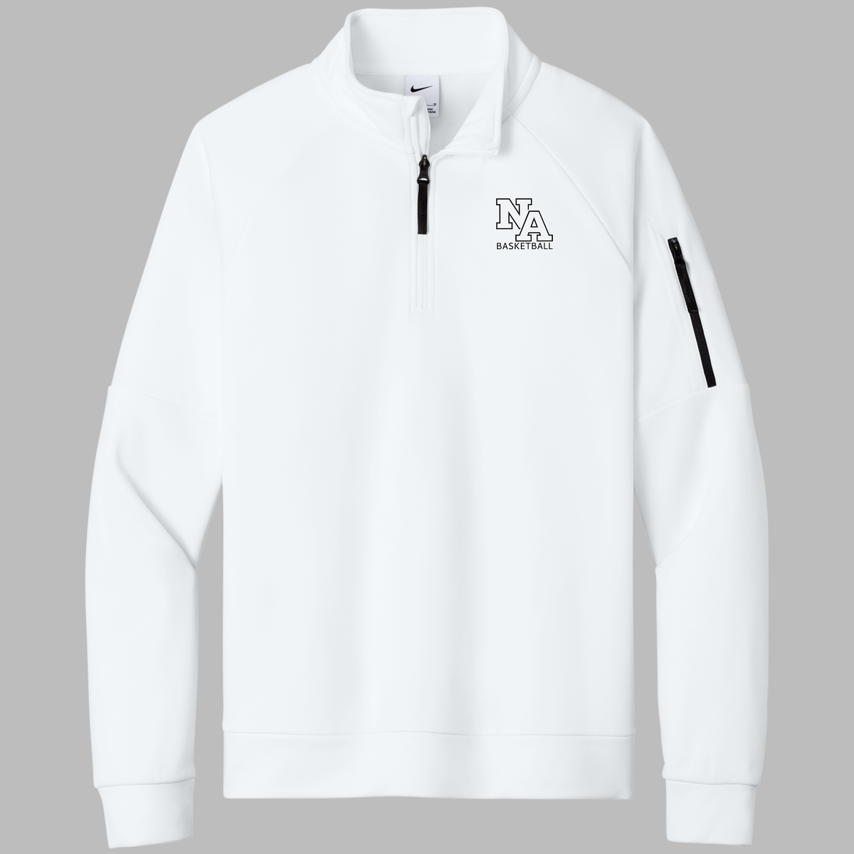 NAGTB: NA Basketball, Embroidered, Nike Therma-FIT Pocket 1/4-Zip
