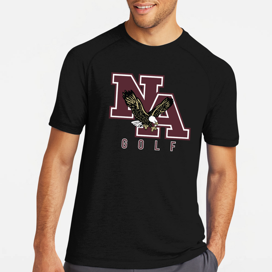 NAGOLF: Raglan Triblend Tech T-Shirt