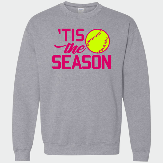 Flames Softball: Tis The Season Crew Sweatshirt