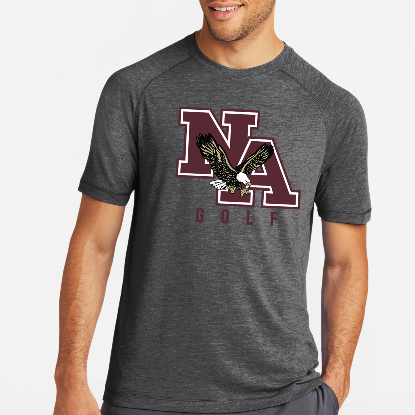 NAGOLF: Raglan Triblend Tech T-Shirt