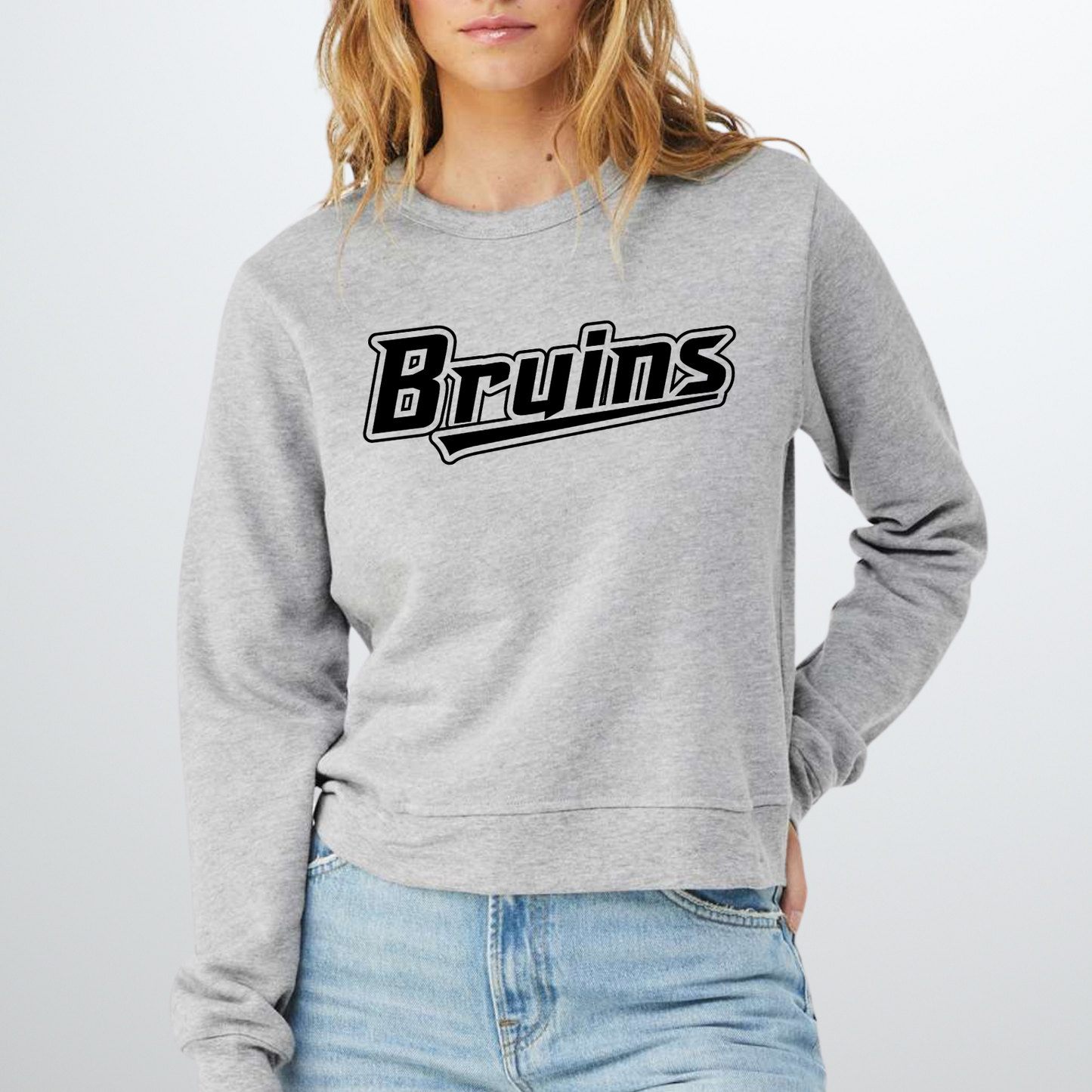 Bruins: Script Women's Crew Sweatshirt