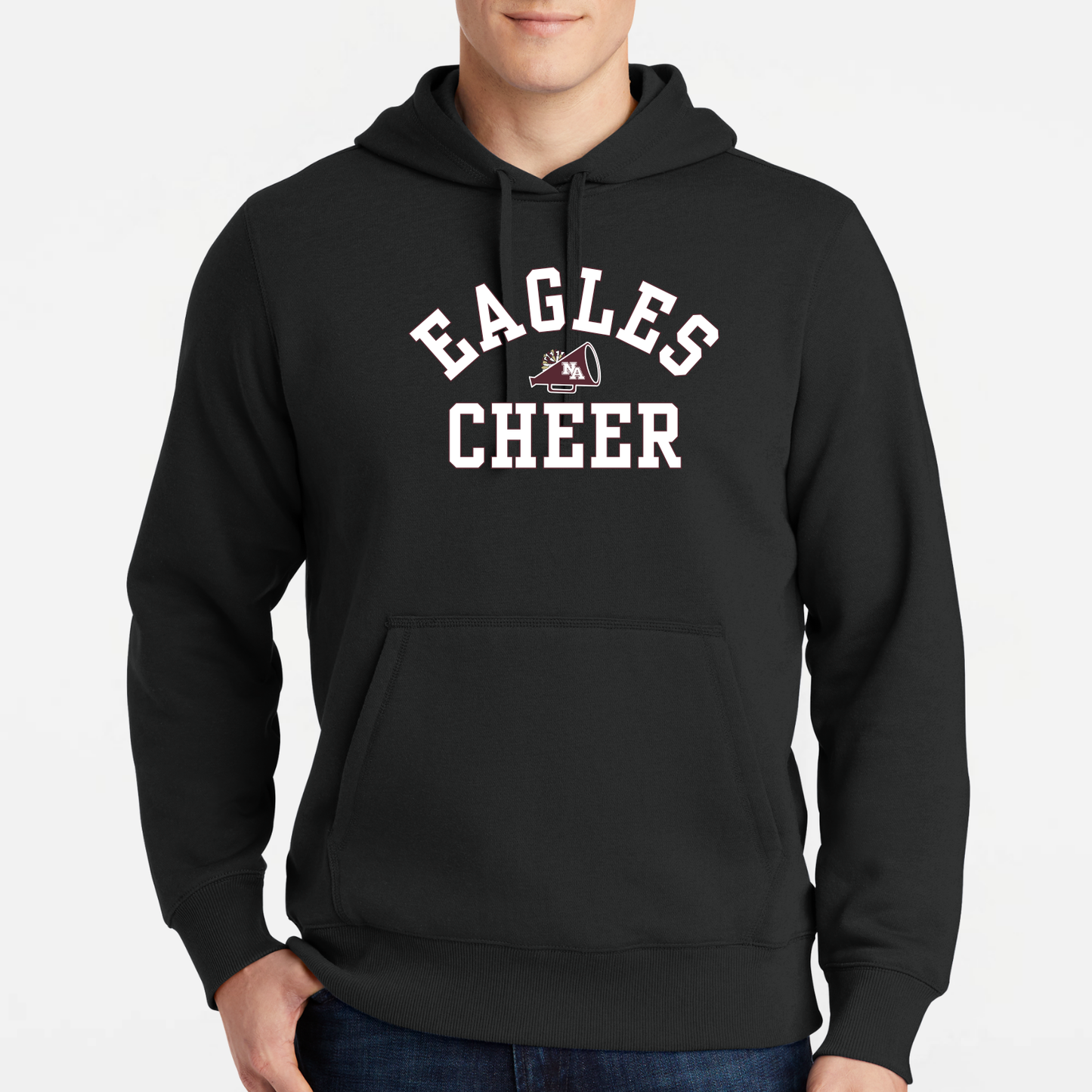 NAYCHEER: Eagles Cheer Pullover Hooded Sweatshirt