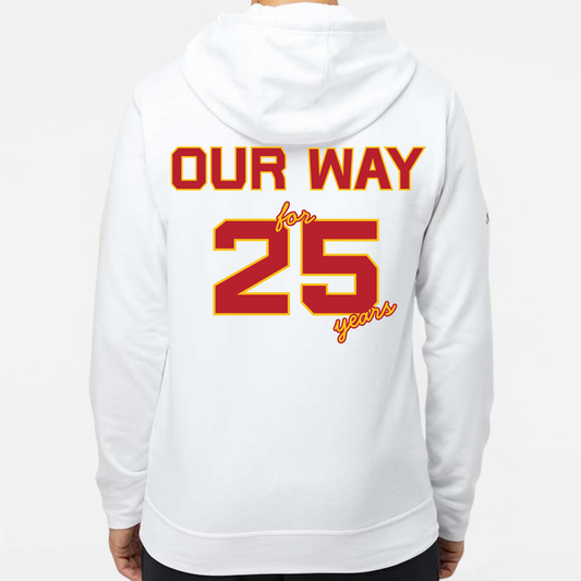 BRUINS: Swash *25 Years* Adidas Hooded Sweatshirt