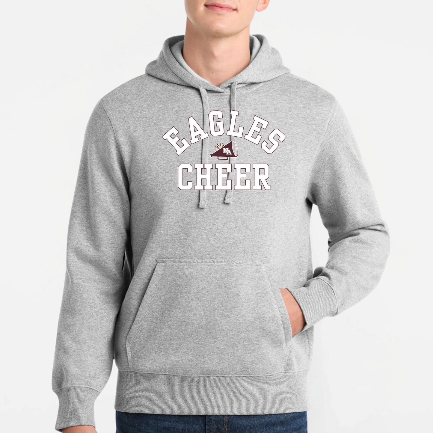 NAYCHEER: Eagles Cheer Pullover Hooded Sweatshirt