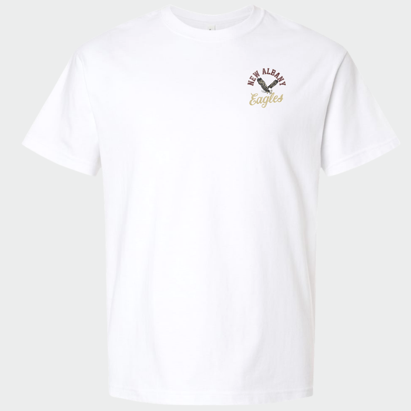 NAPTO: New Albany *Distressed Print* Collage 6oz Heavyweight T-Shirt