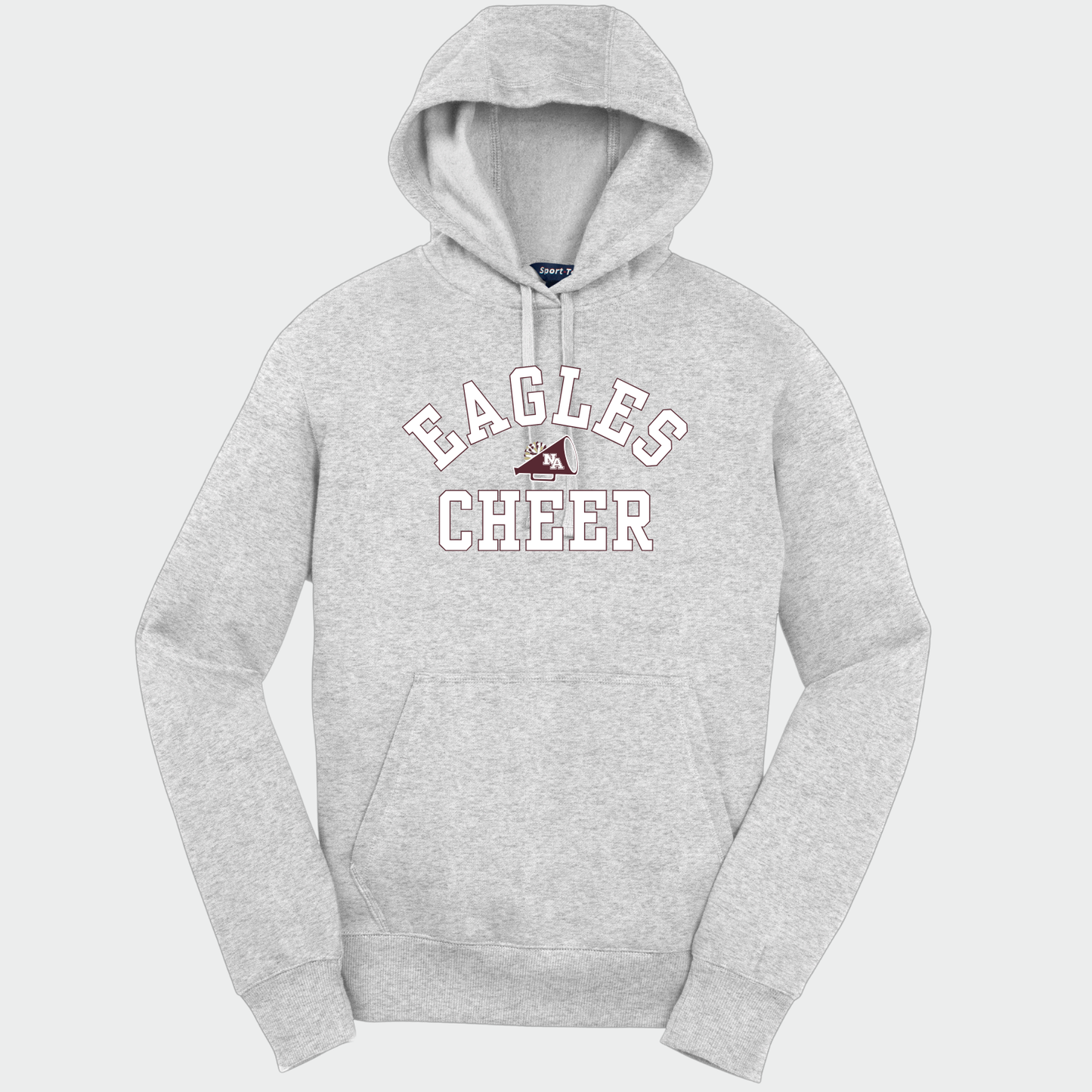 NAYCHEER: Eagles Cheer Pullover Hooded Sweatshirt