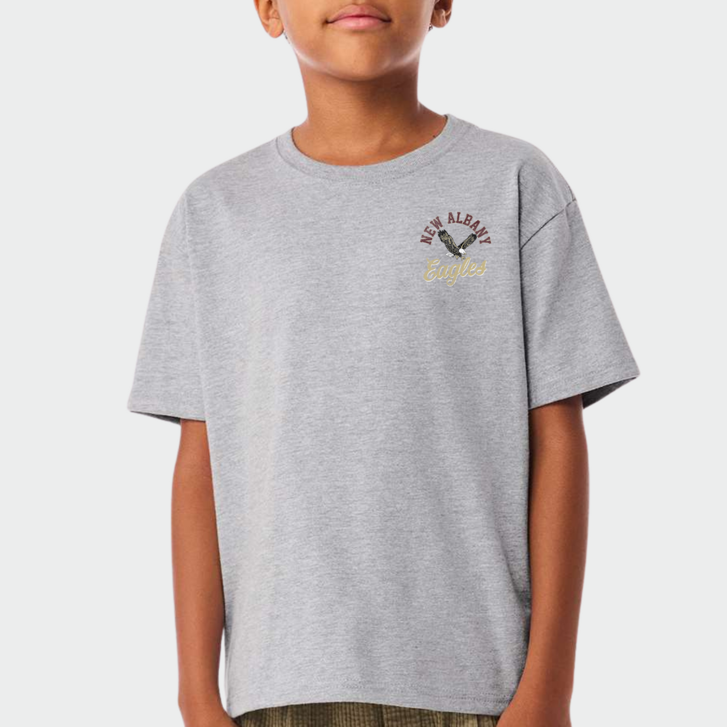 NAPTO: New Albany *Distressed Print* Collage 6oz Heavyweight T-Shirt