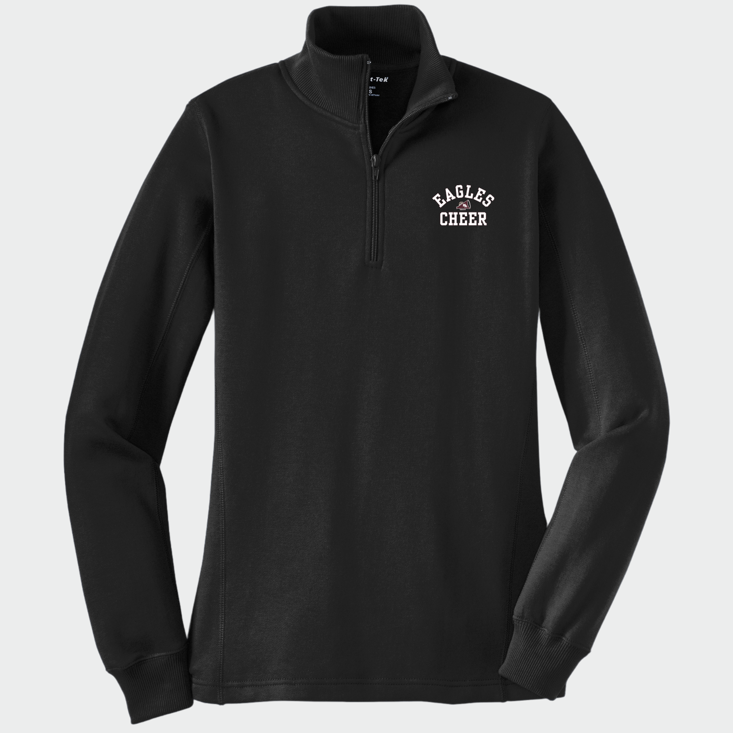 NAYCHEER: Eagles Cheer Women's Quarter-Zip Sweatshirt