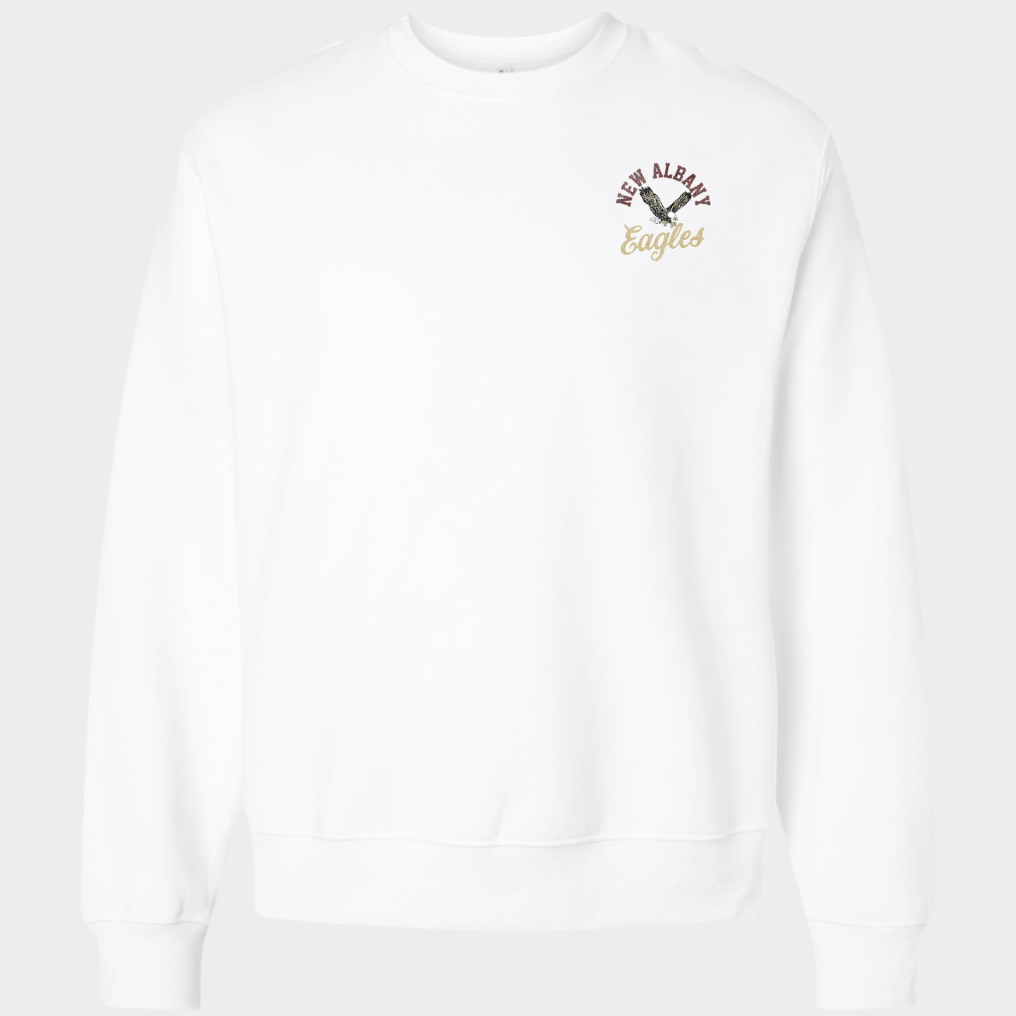 NAPTO: New Albany *Distressed Print* Collage 10oz Heavyweight Sweatshirt