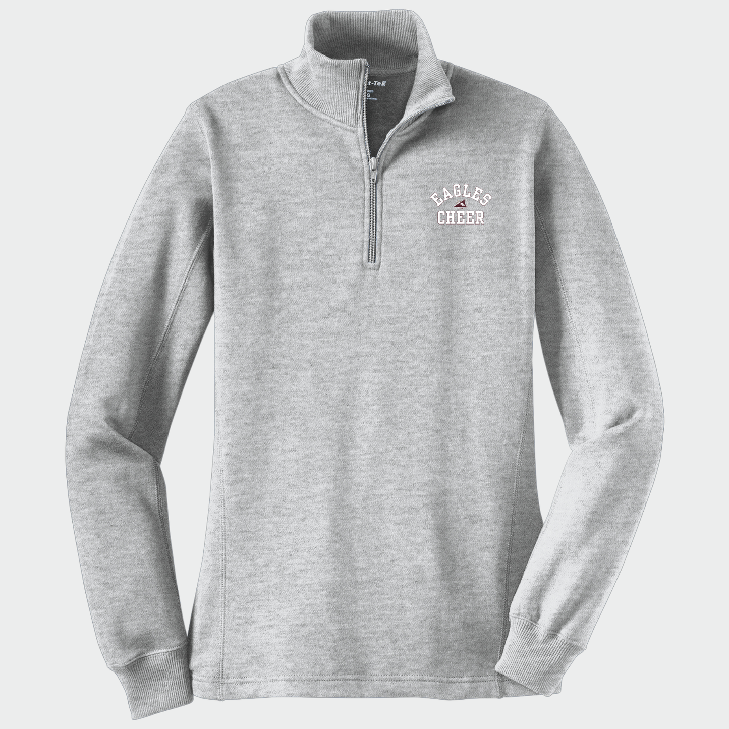 NAYCHEER: Eagles Cheer Women's Quarter-Zip Sweatshirt