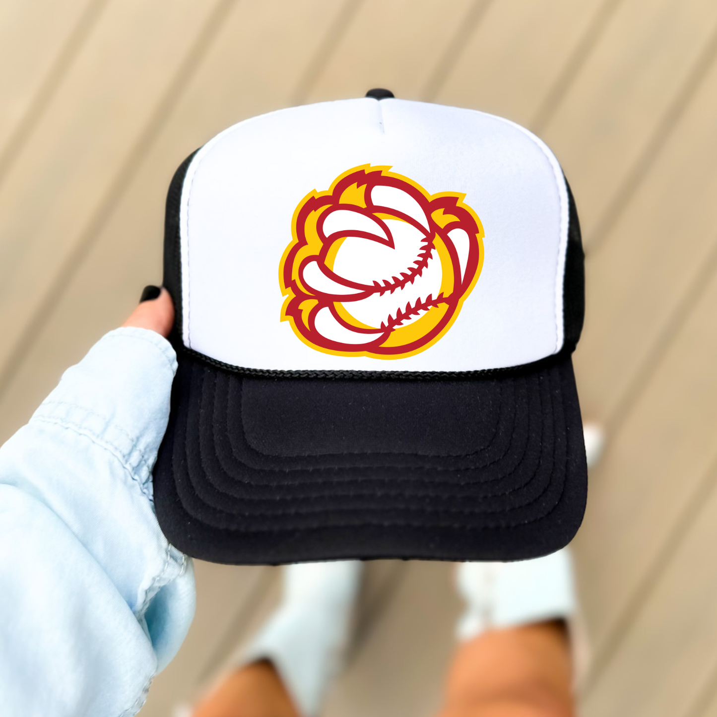 BRUINS: Baseball Claw Foam Trucker Hat