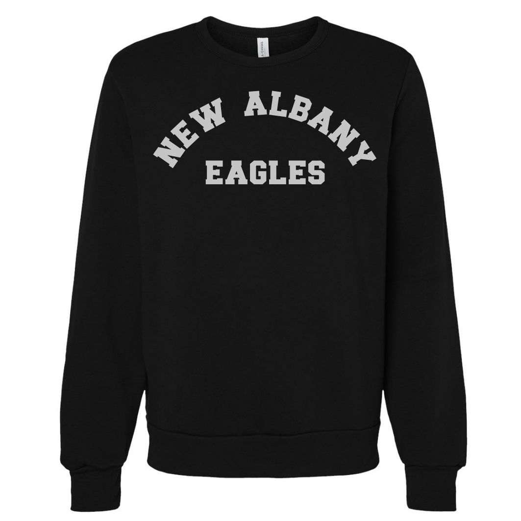 New Albany Eagles Varsity Print Sponge Fleece Crew Sweatshirt