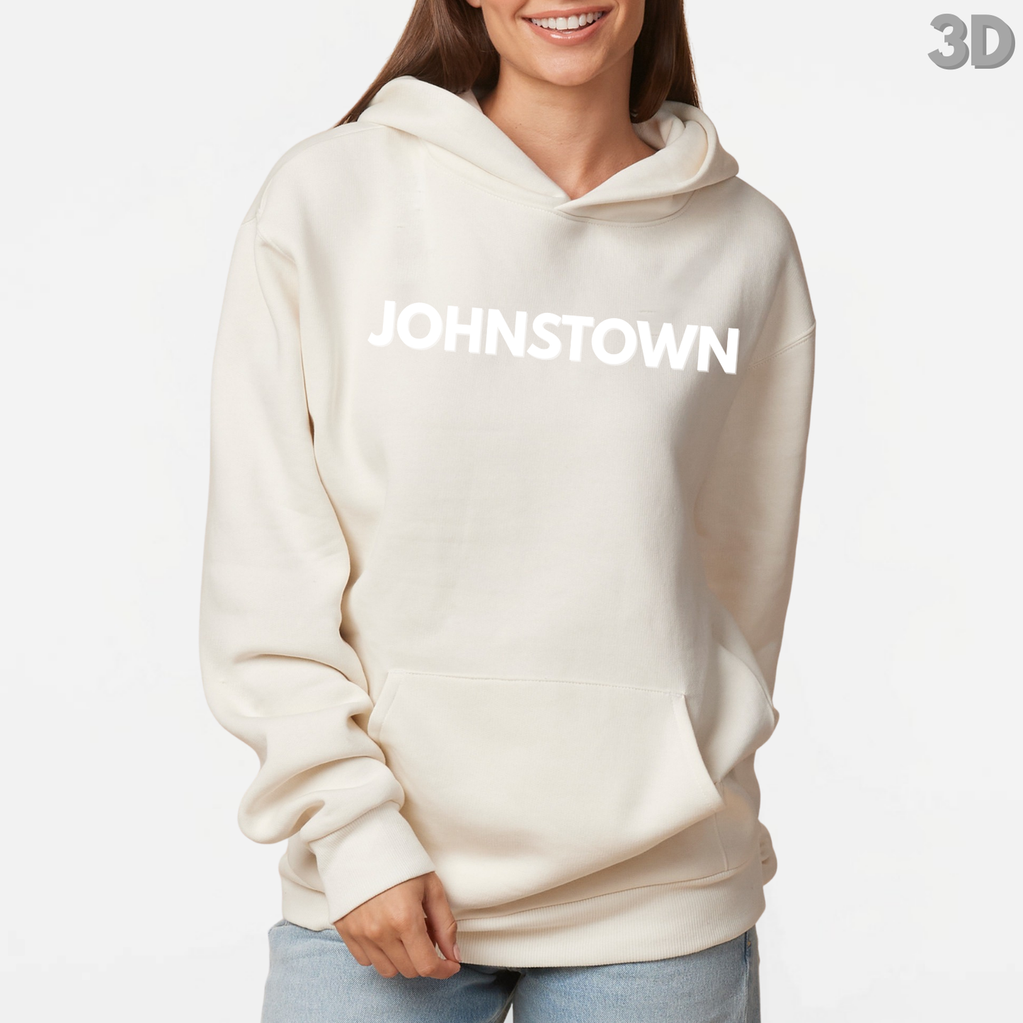 JYAA: Johnstown 3D Printed Heavyweight Hooded Sweatshirt