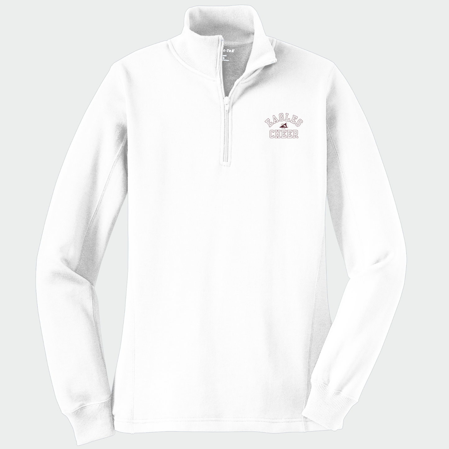 NAYCHEER: Eagles Cheer Women's Quarter-Zip Sweatshirt