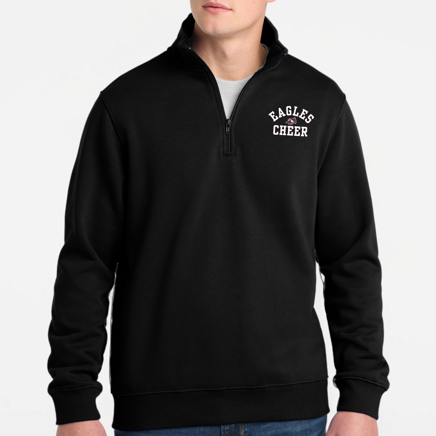 NAYCHEER: Eagles Cheer Quarter-Zip Sweatshirt