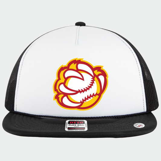 BRUINS: Baseball Claw Foam Flex-Bill Trucker Hat