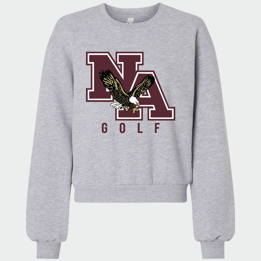 NAGOLF: Women's Reflex Fleece Crew Sweatshirt
