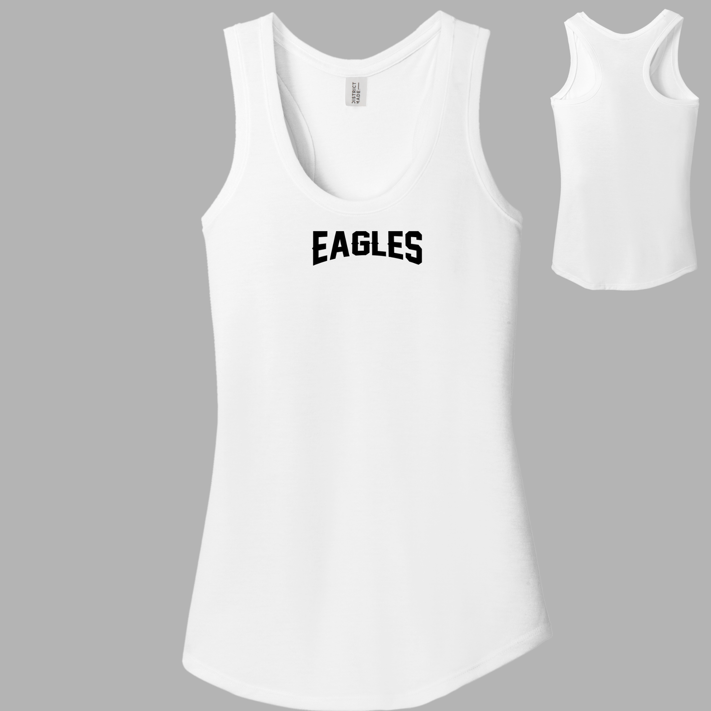 Powell Eagles: Women's Triblend Racerback Tank Top