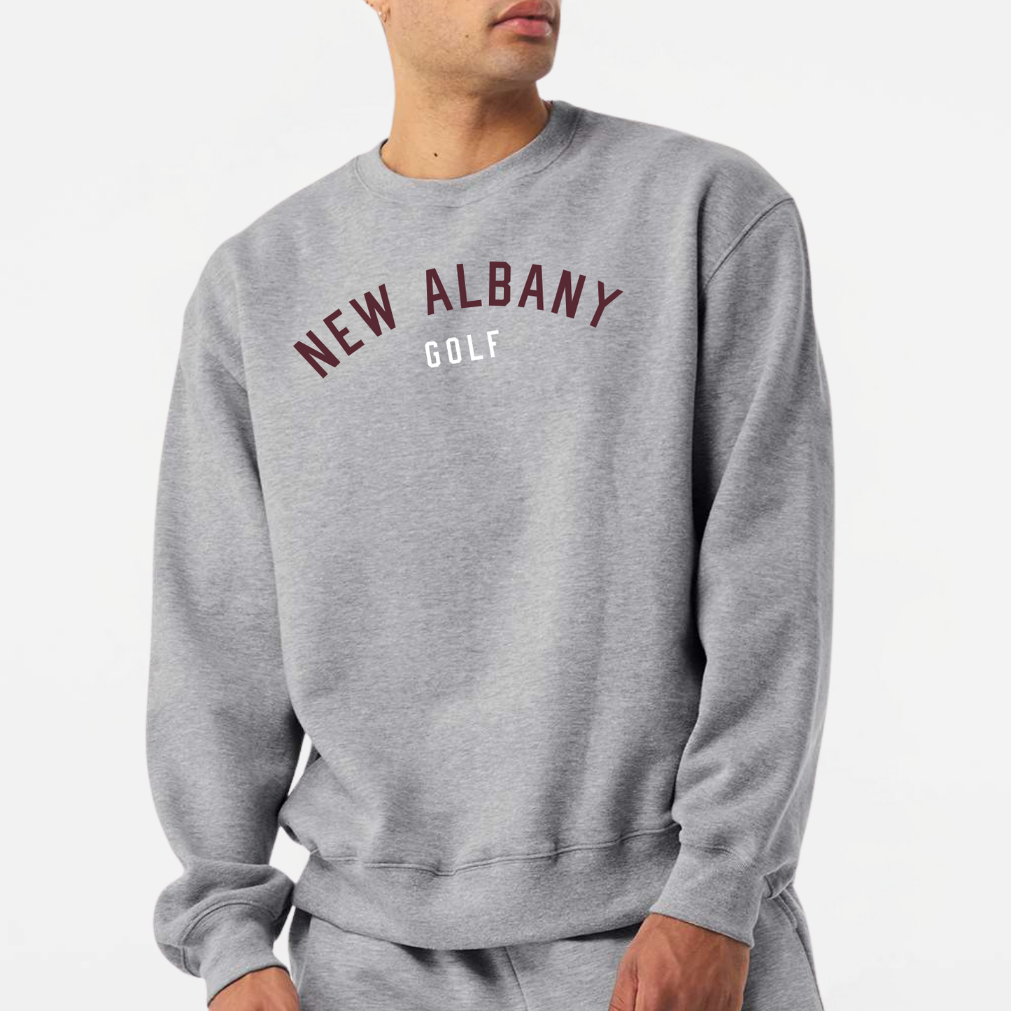 NAGOLF: New Albany Golf 10oz Heavyweight Crew Sweatshirt