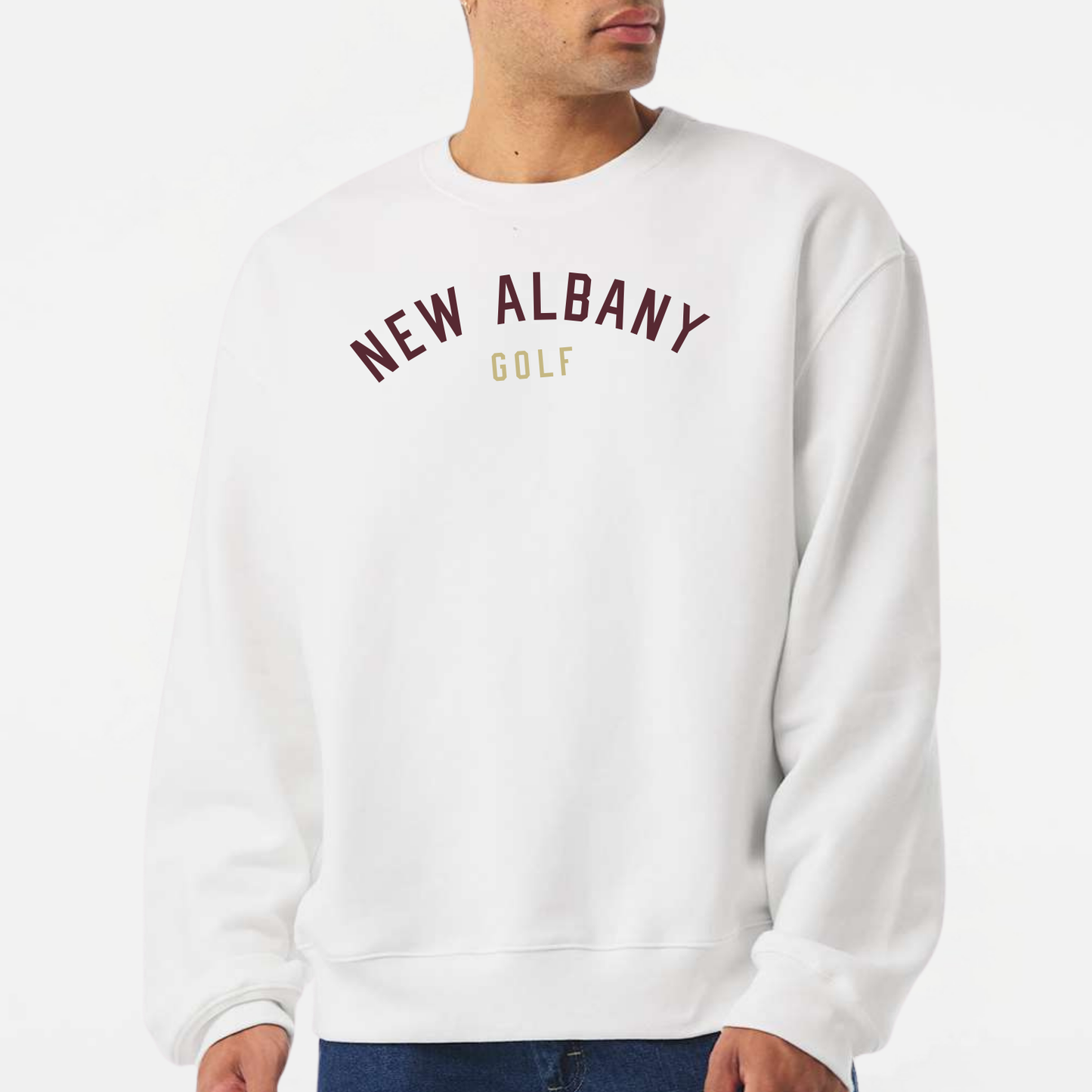 NAGOLF: New Albany Golf 10oz Heavyweight Crew Sweatshirt