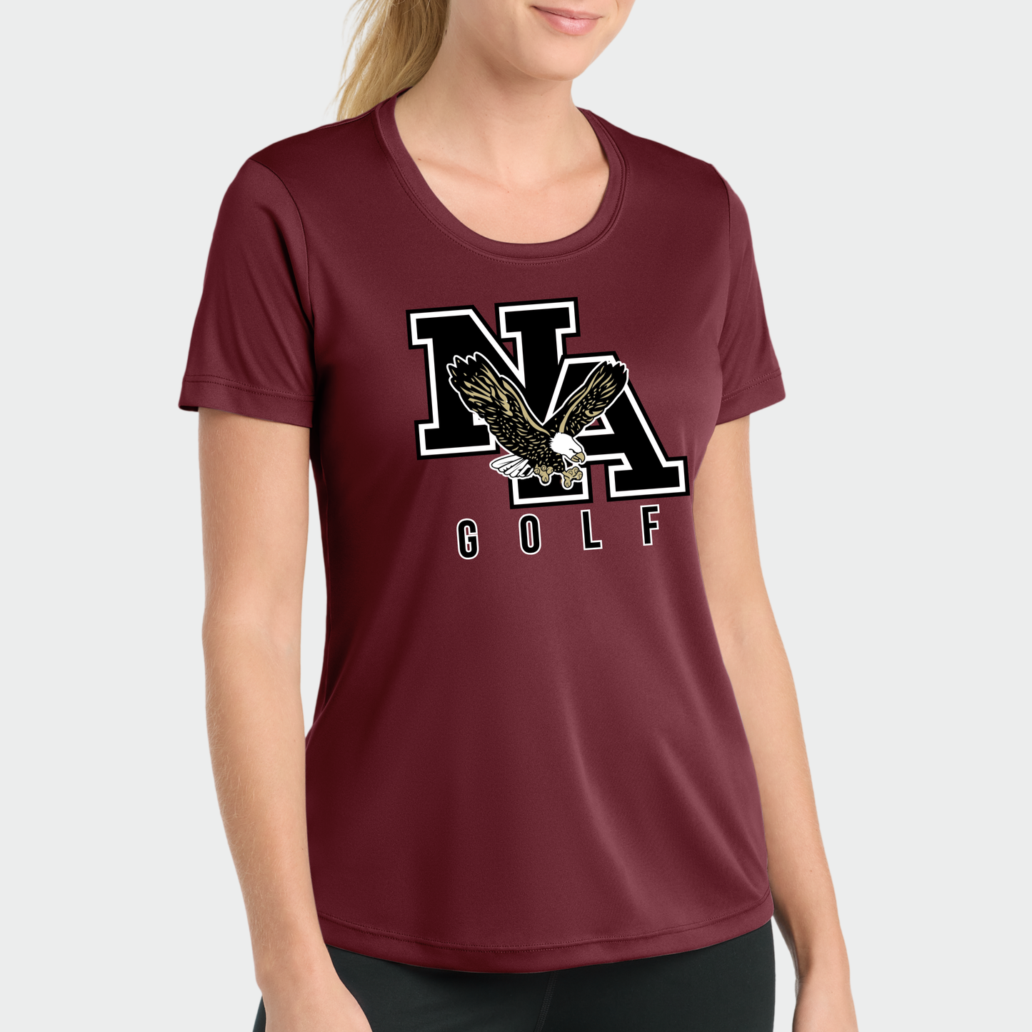 NAGOLF: Women's Scoop Neck Tech T-Shirt