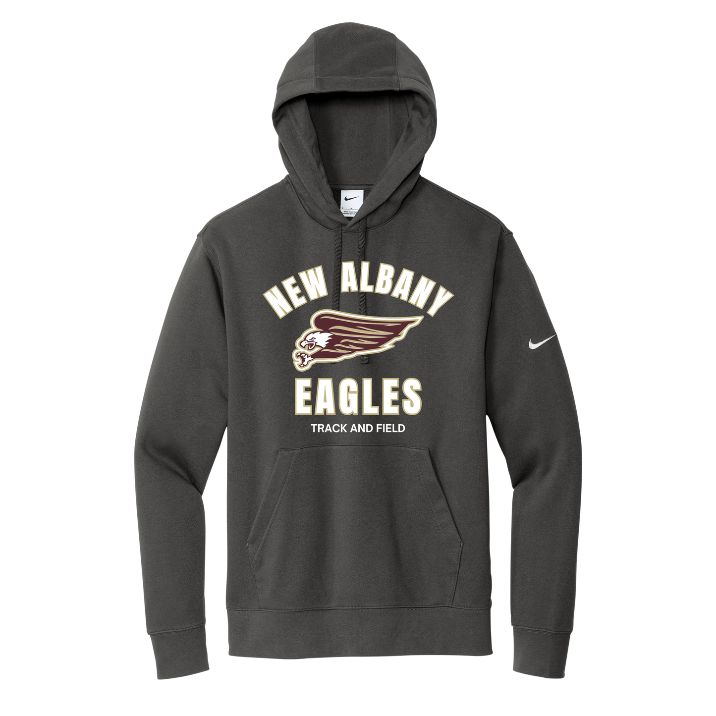 NA Track and Field: Nike Club Fleece Hooded Sweatshirt