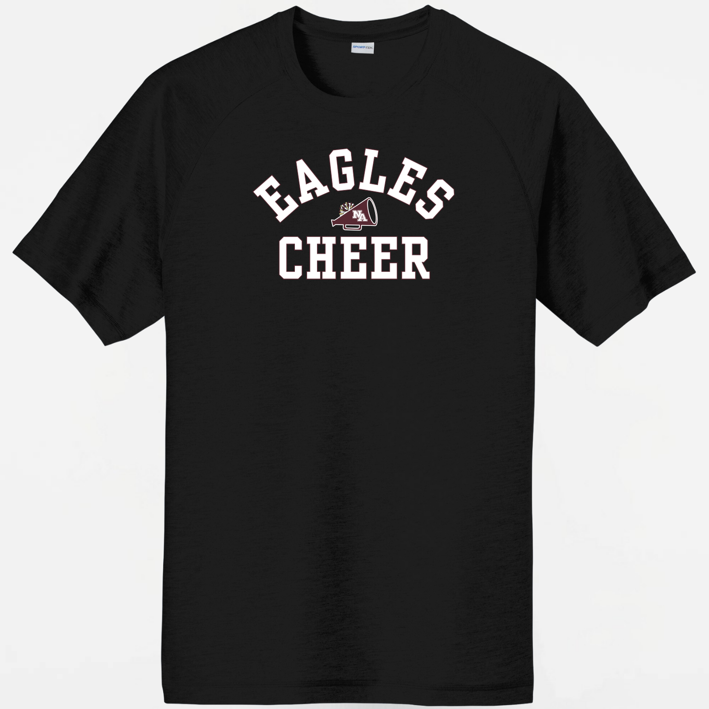 NAYCHEER: Eagles Cheer Raglan Triblend Tech T-Shirt
