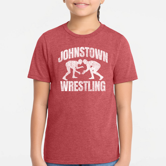 JYAA: Johnstown Wrestling *distressed graphic* Blended T-Shirt
