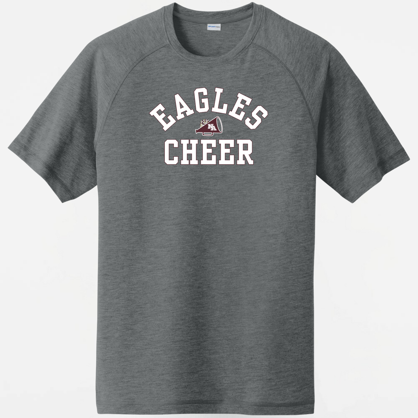 NAYCHEER: Eagles Cheer Raglan Triblend Tech T-Shirt