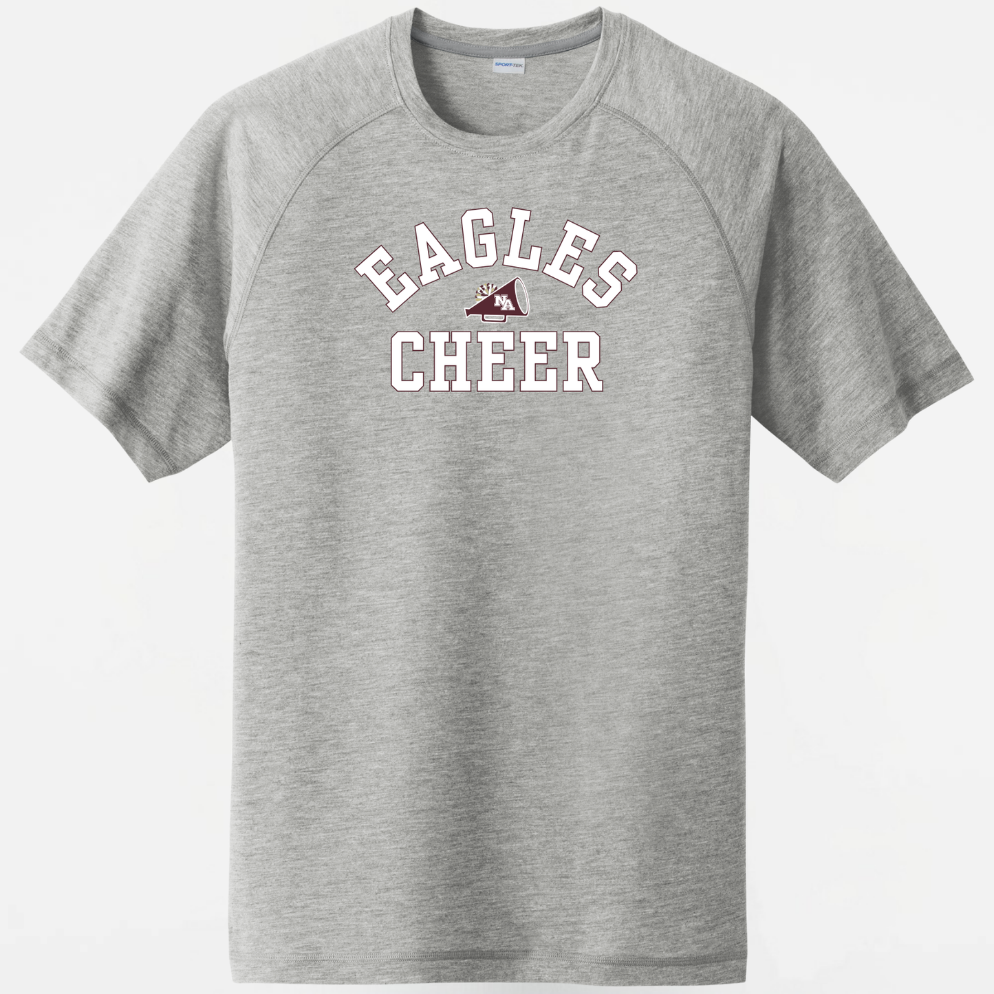 NAYCHEER: Eagles Cheer Raglan Triblend Tech T-Shirt