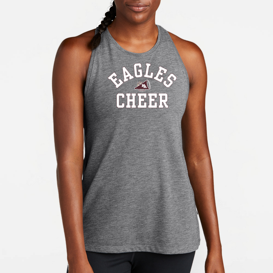 NAYCHEER: Eagles Cheer Women's Triblend Tech Tank Top