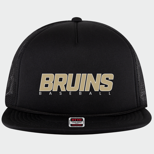 BRUINS: Foam Flex-Bill Trucker Hat