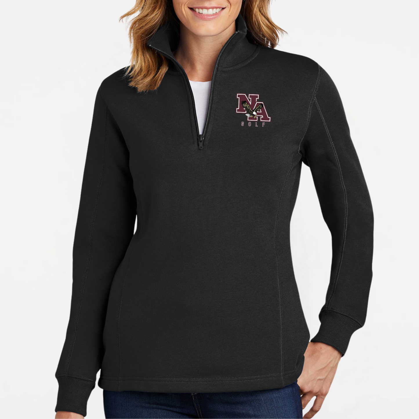 NAGOLF: Women's Quarter-Zip Sweatshirt