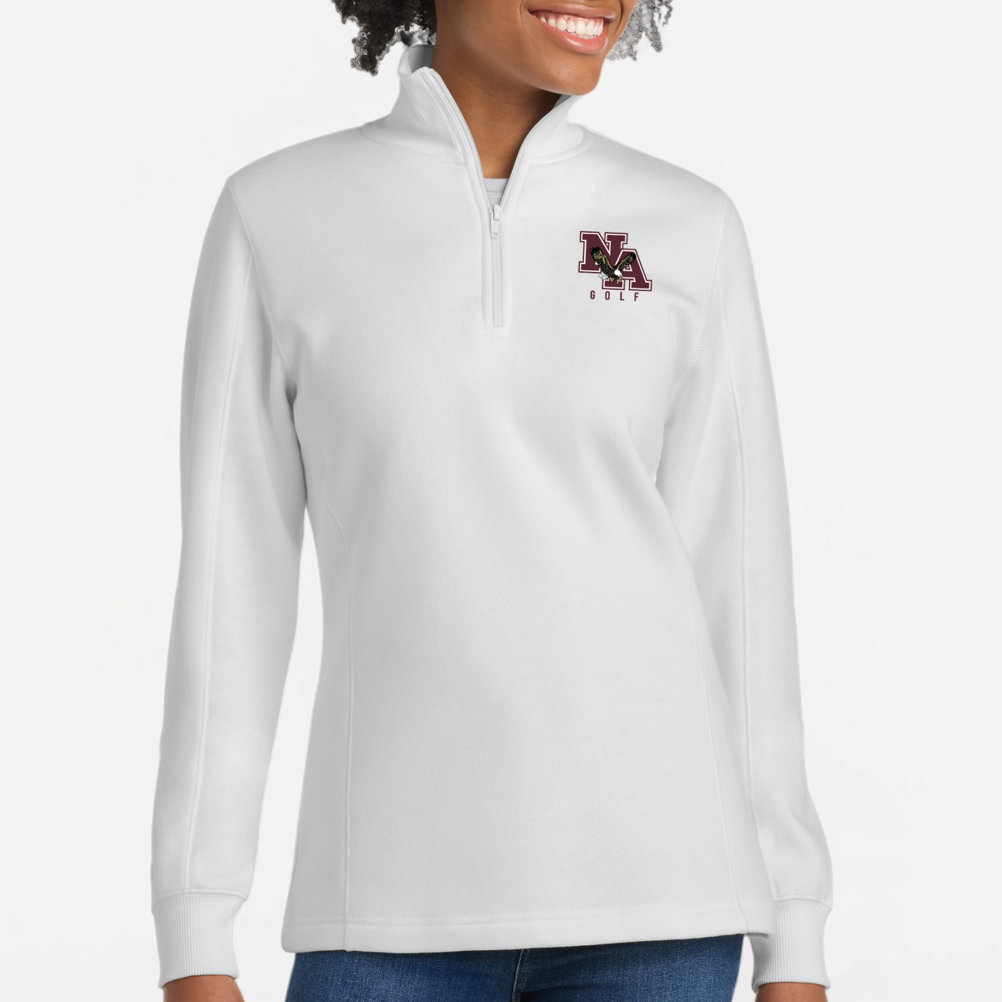 NAGOLF: Women's Quarter-Zip Sweatshirt