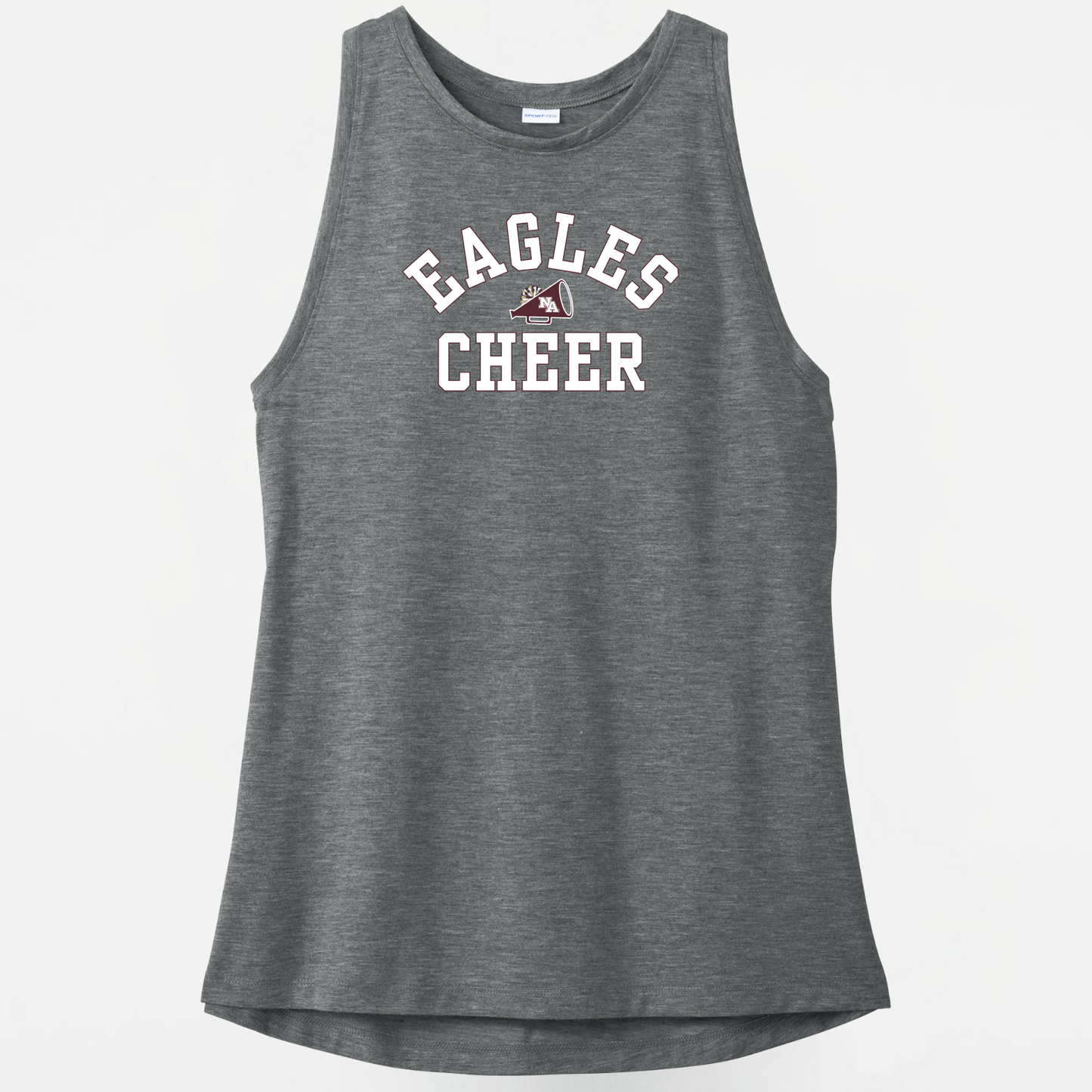 NAYCHEER: Eagles Cheer Women's Triblend Tech Tank Top