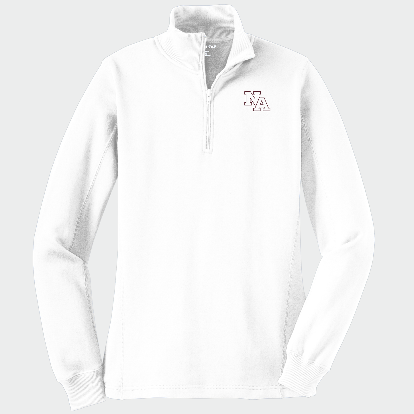 NAPTO: Embroidered, Women's Quarter-Zip Sweatshirt