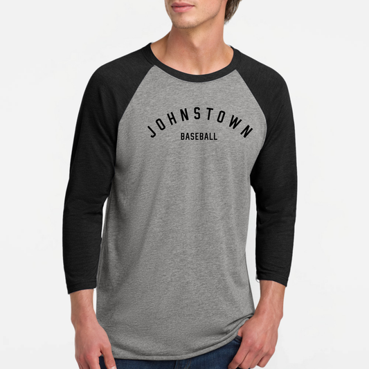 JYAA: Johnstown Baseball Three-Quarter Sleeve Raglan T-Shirt